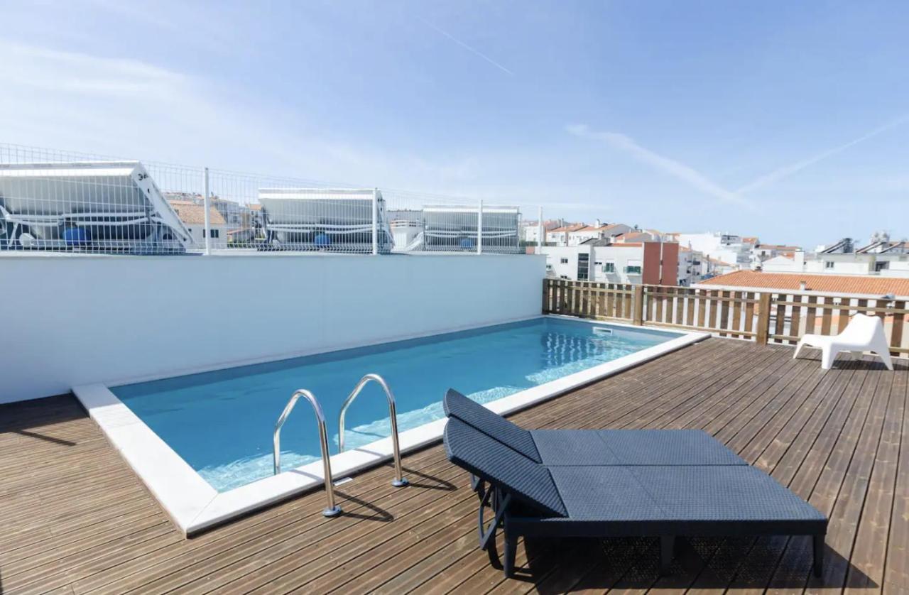 Terracos Do Mar - Rooftop Pool With Sea View Nazare Bagian luar foto